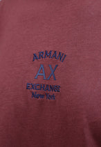 T-shirt Armani Exchange couleur rouge — vue 5