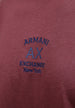 T-shirt Armani Exchange couleur rouge — vue 5