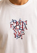 T-shirt Armani Exchange couleur blanc — vue 4