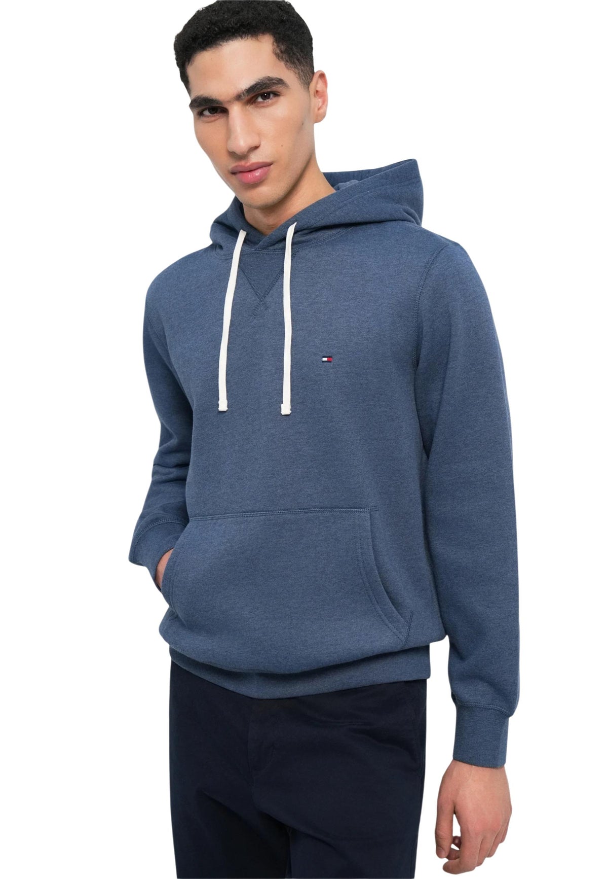 Sweat Tommy Hilfiger couleur bleu — vue 3