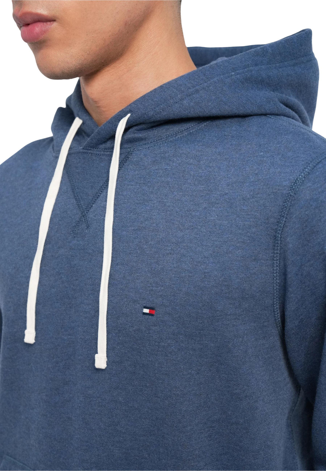 Sweat Tommy Hilfiger couleur bleu — vue 4