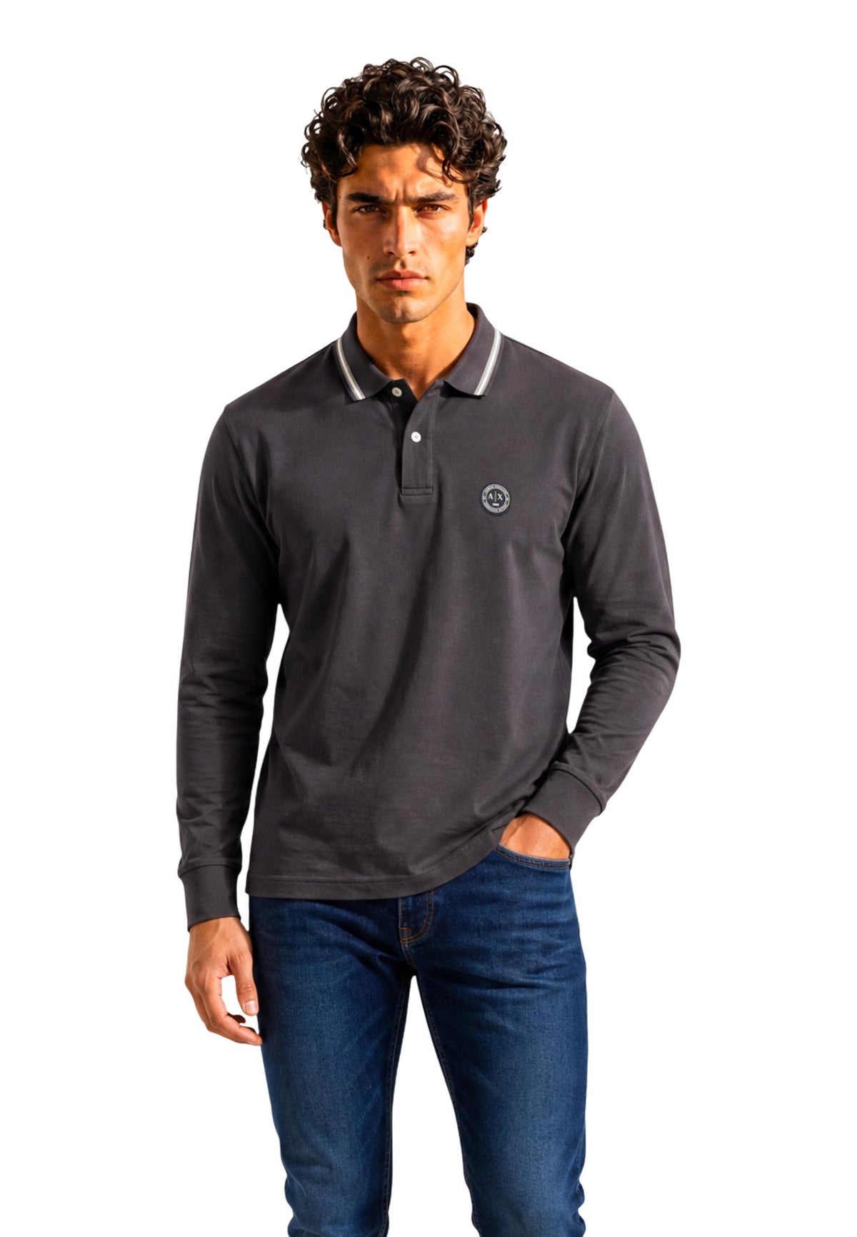 Polo Armani Exchange couleur noir