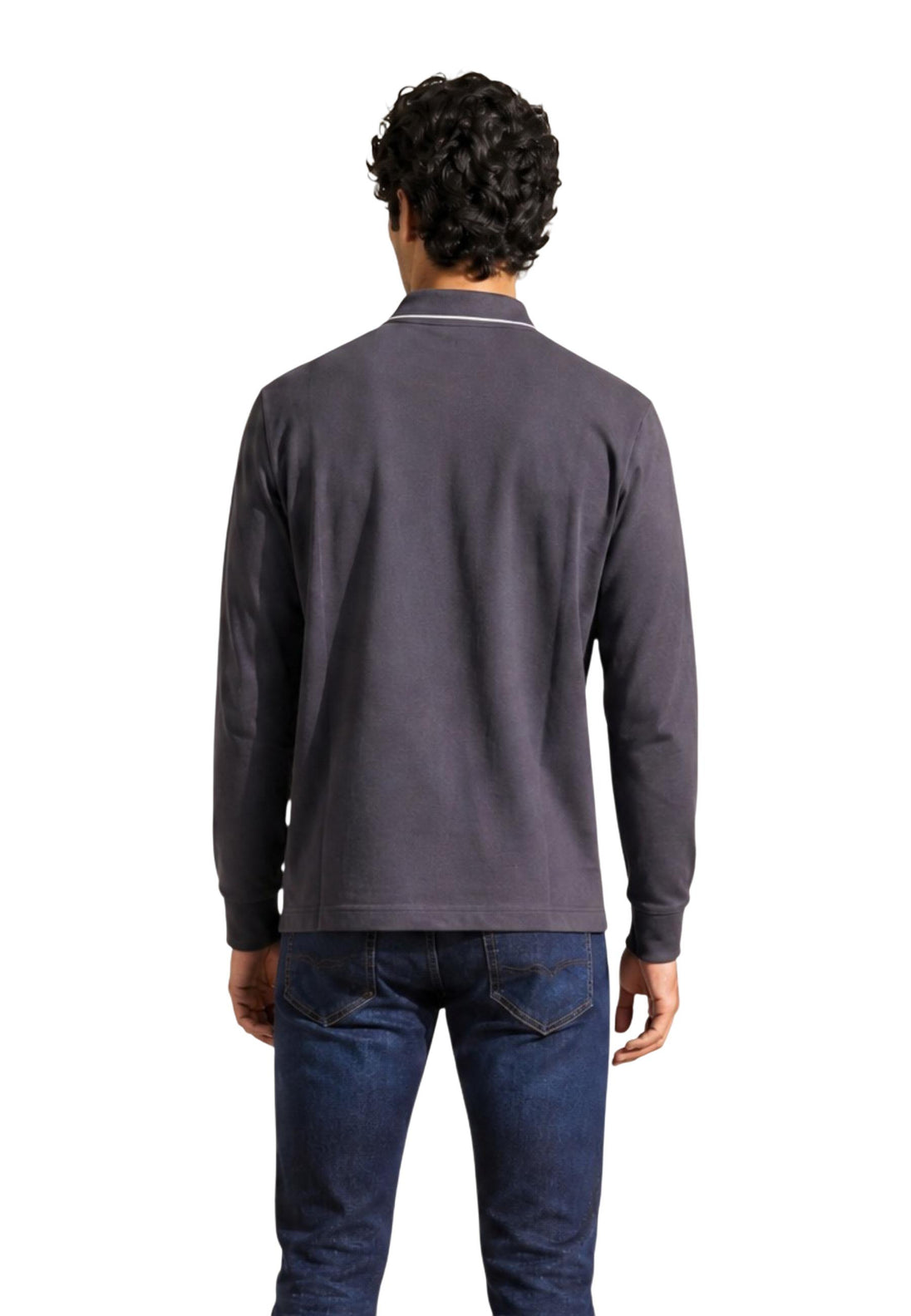 Polo Armani Exchange couleur noir — vue 2