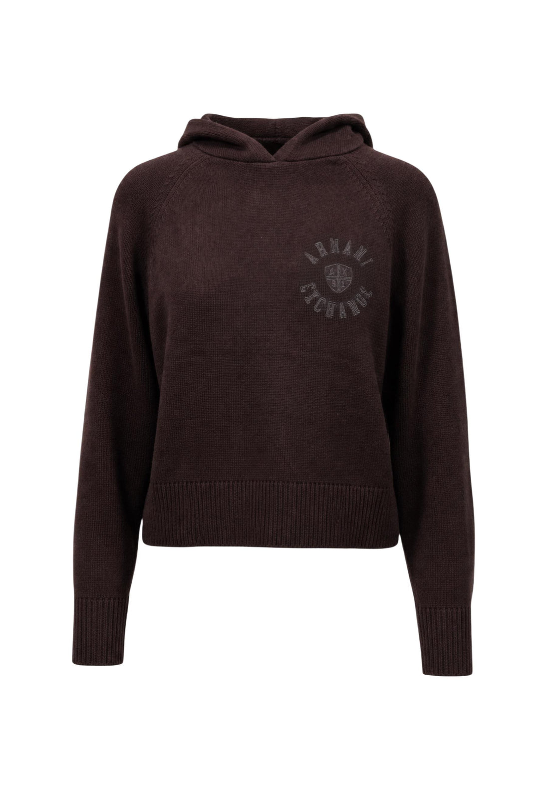Pull Armani Exchange couleur marron — vue 2