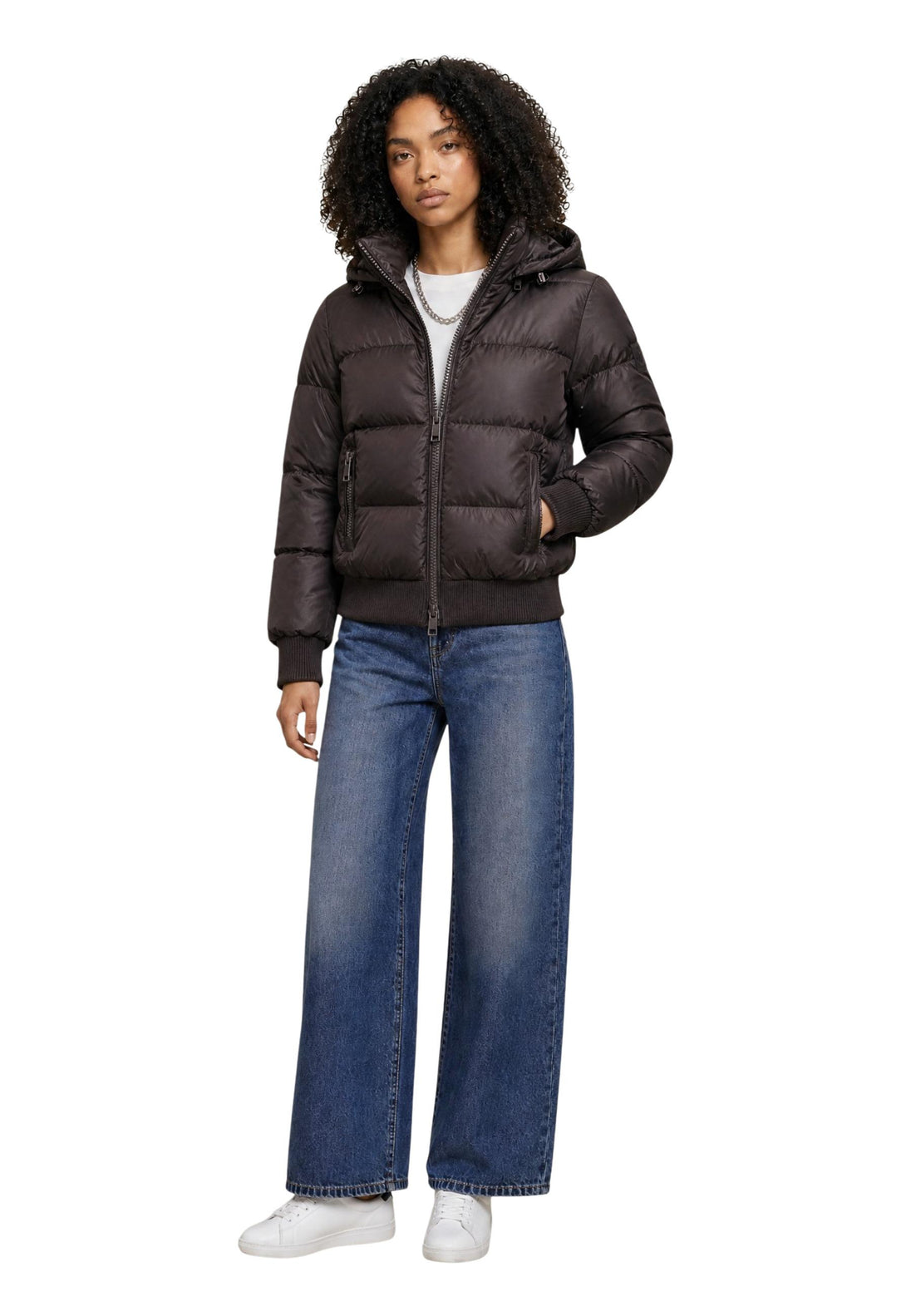 Veste Armani Exchange couleur marron — vue 3