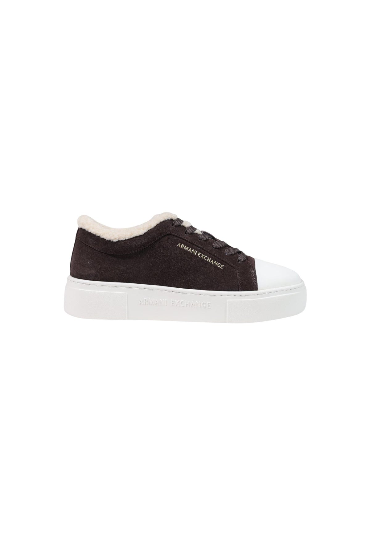 Baskets Armani Exchange couleur marron