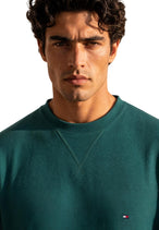 Sweat Tommy Hilfiger couleur vert — vue 2