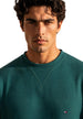Sweat Tommy Hilfiger couleur vert — vue 2