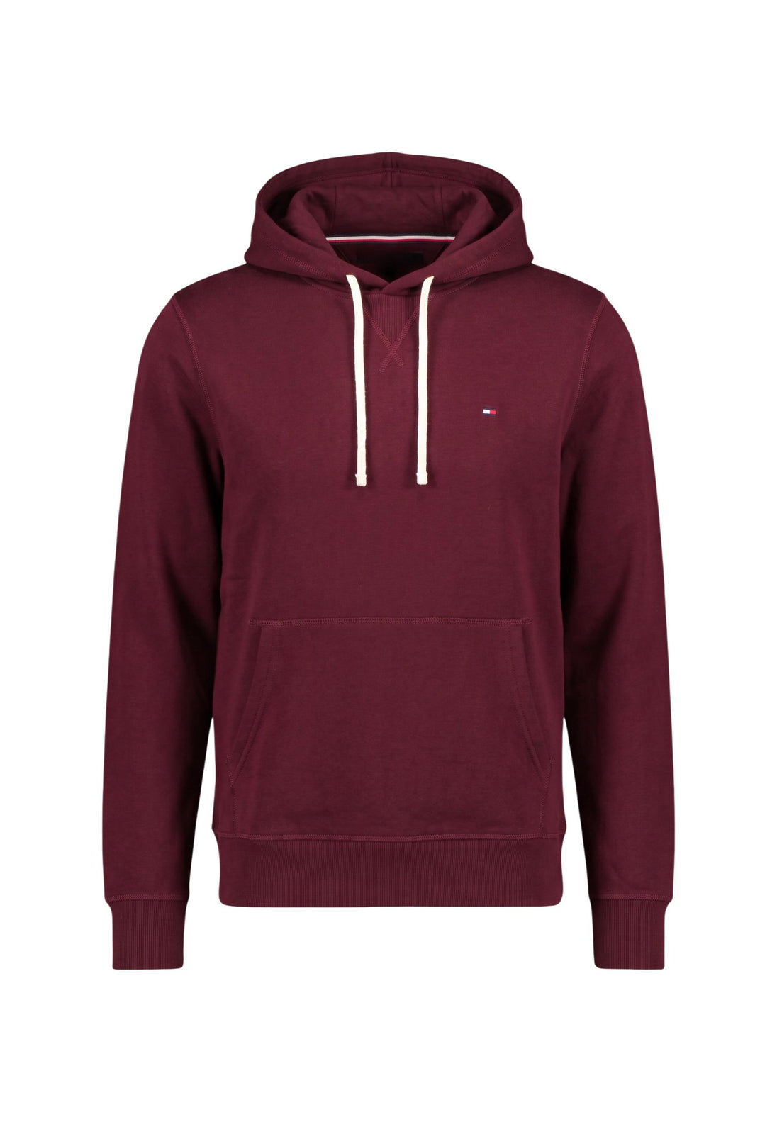 Sweat Tommy Hilfiger couleur bordeaux — vue 2