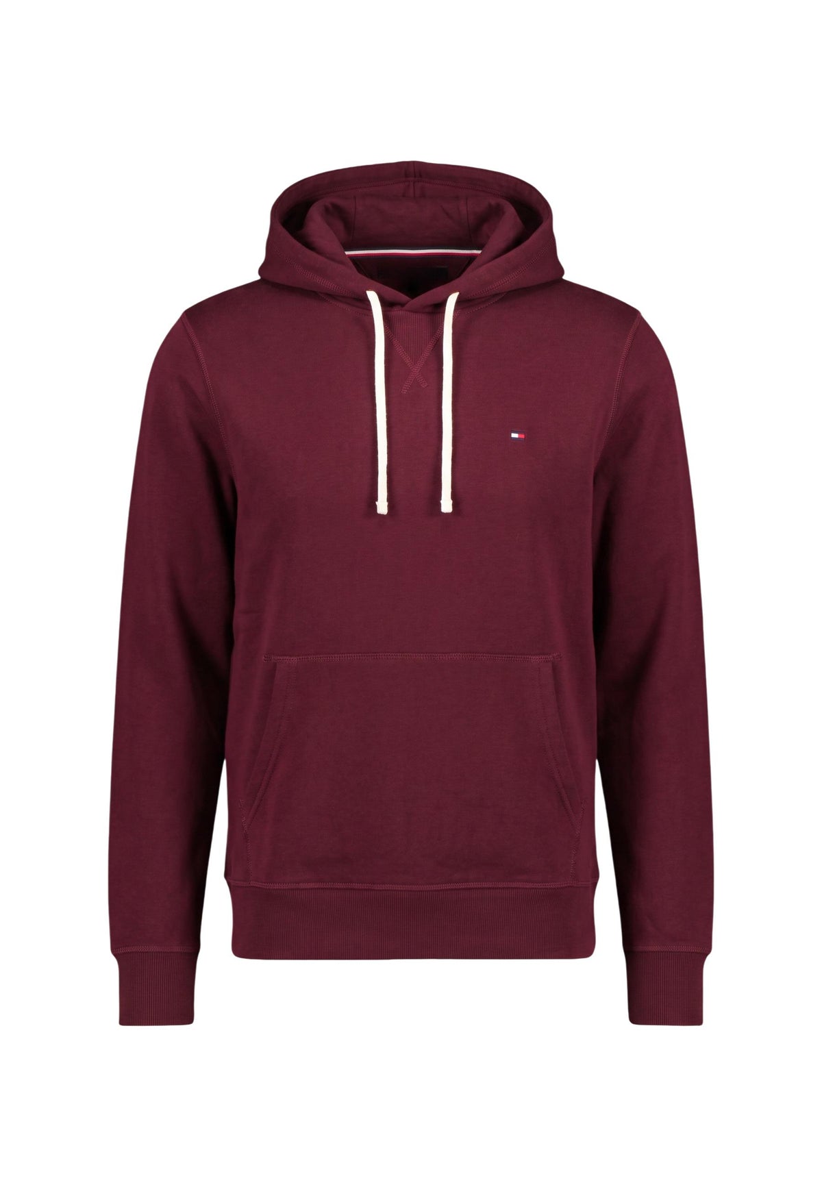 Sweat Tommy Hilfiger couleur bordeaux — vue 2