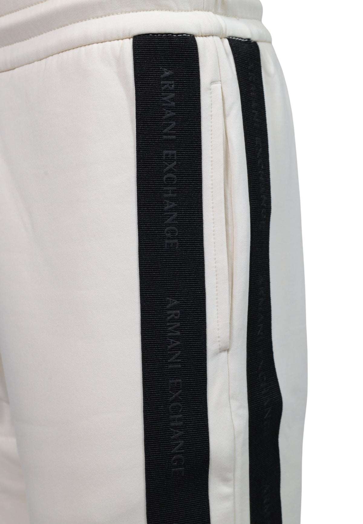 Pantalon Armani Exchange couleur blanc — vue 5