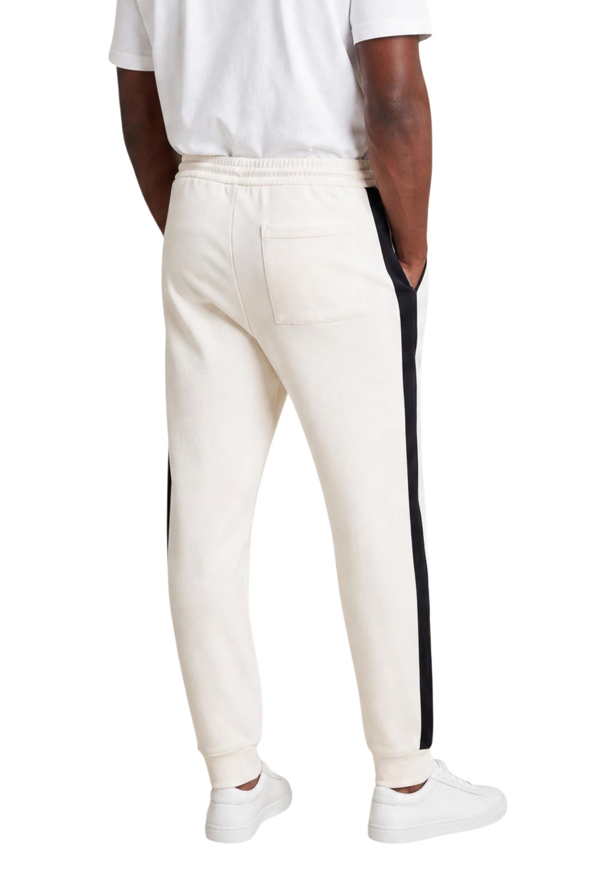 Pantalon Armani Exchange couleur blanc — vue 3
