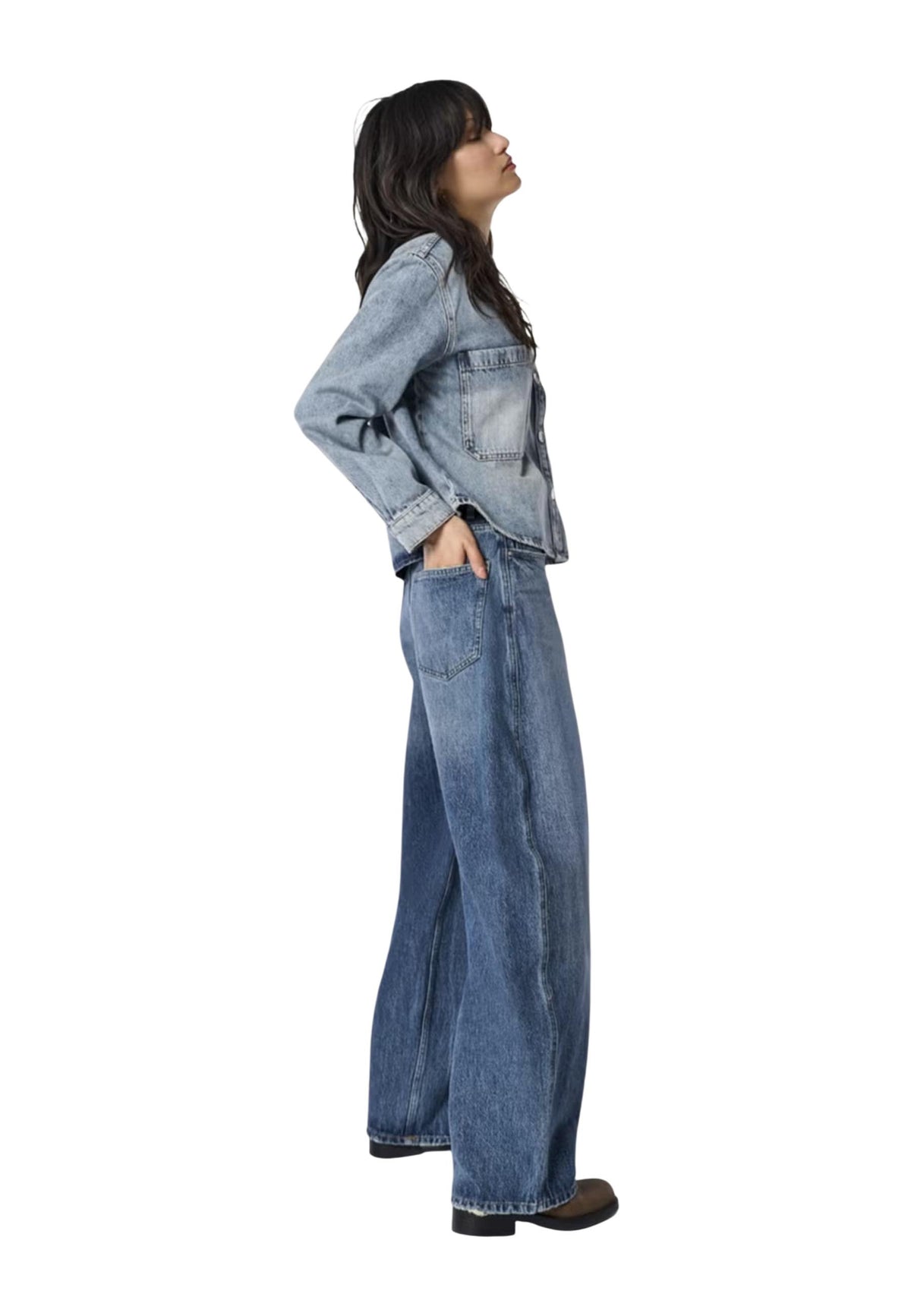 Jean Only couleur bleu — vue 2