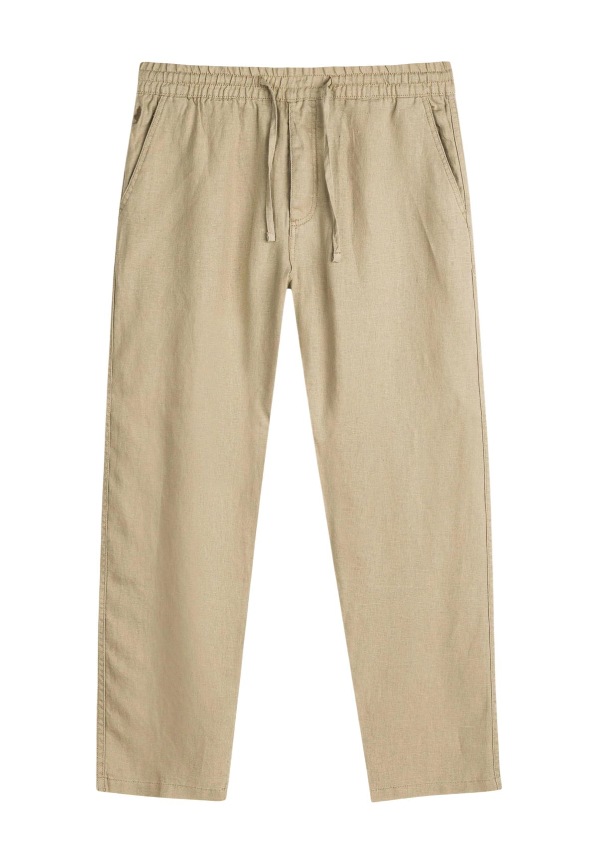 Pantalon Lyle & Scott couleur beige — vue 5