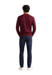 Pull Tommy Hilfiger couleur bordeaux — vue 4