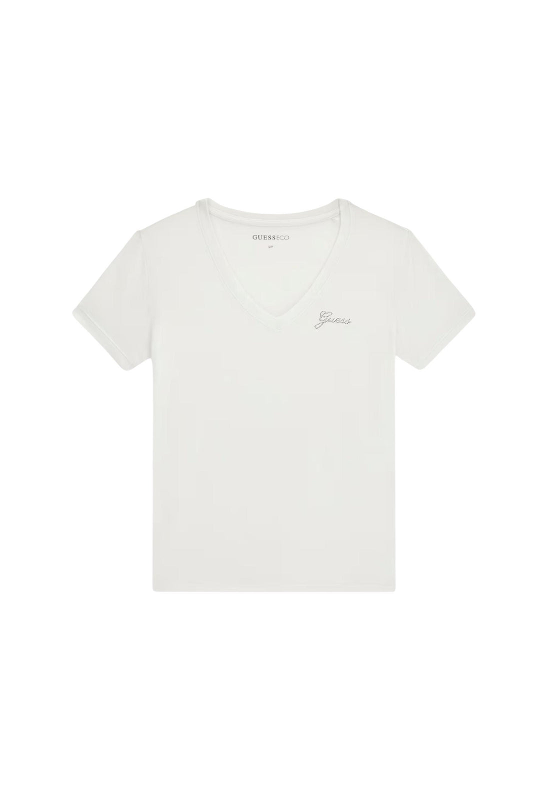 T-shirt Guess couleur blanc — vue 2