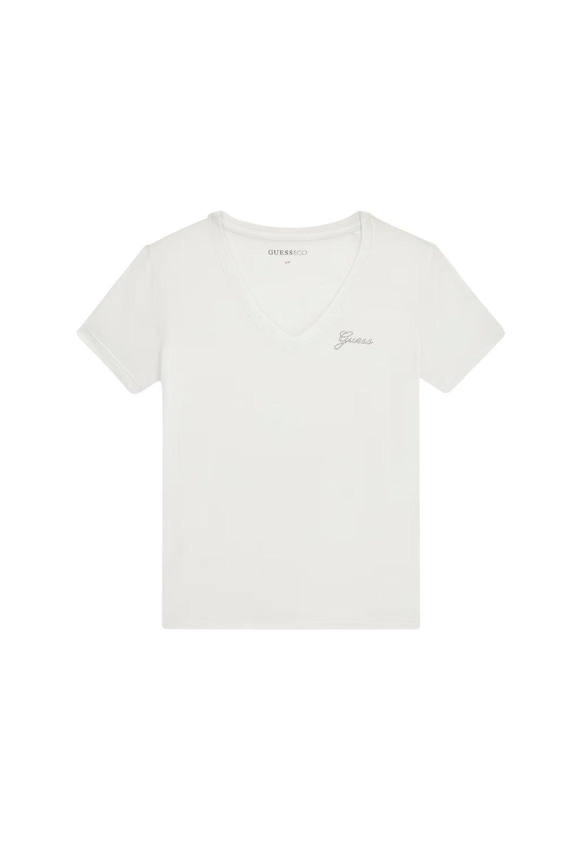 T-shirt Guess couleur blanc — vue 2
