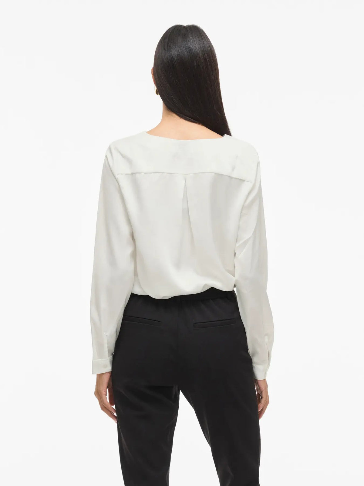 Chemise Vila Clothes couleur blanc — vue 2