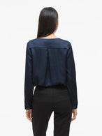 Chemise Vila Clothes couleur bleu — vue 2