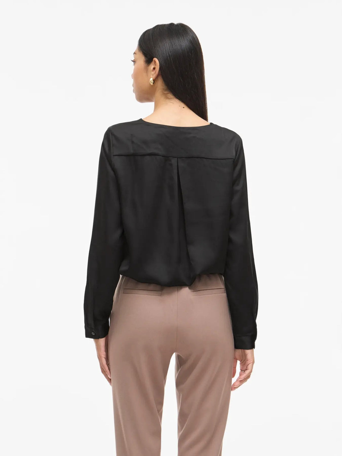 Chemise Vila Clothes couleur noir — vue 2