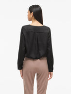 Chemise Vila Clothes couleur noir — vue 2