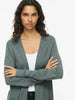 Cardigan Vila Clothes couleur vert — vue 3