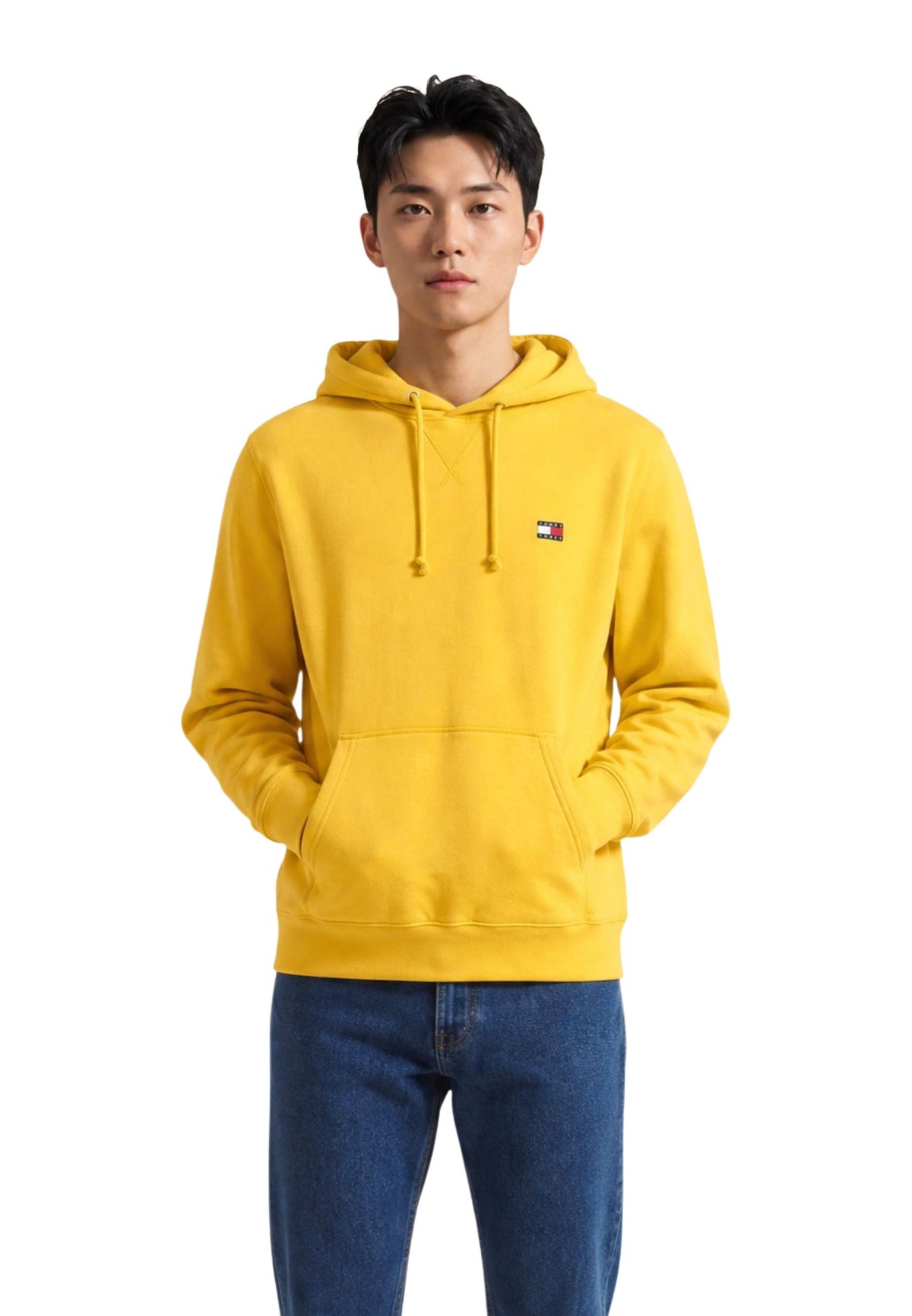 Sweat Tommy Hilfiger Jeans couleur jaune
