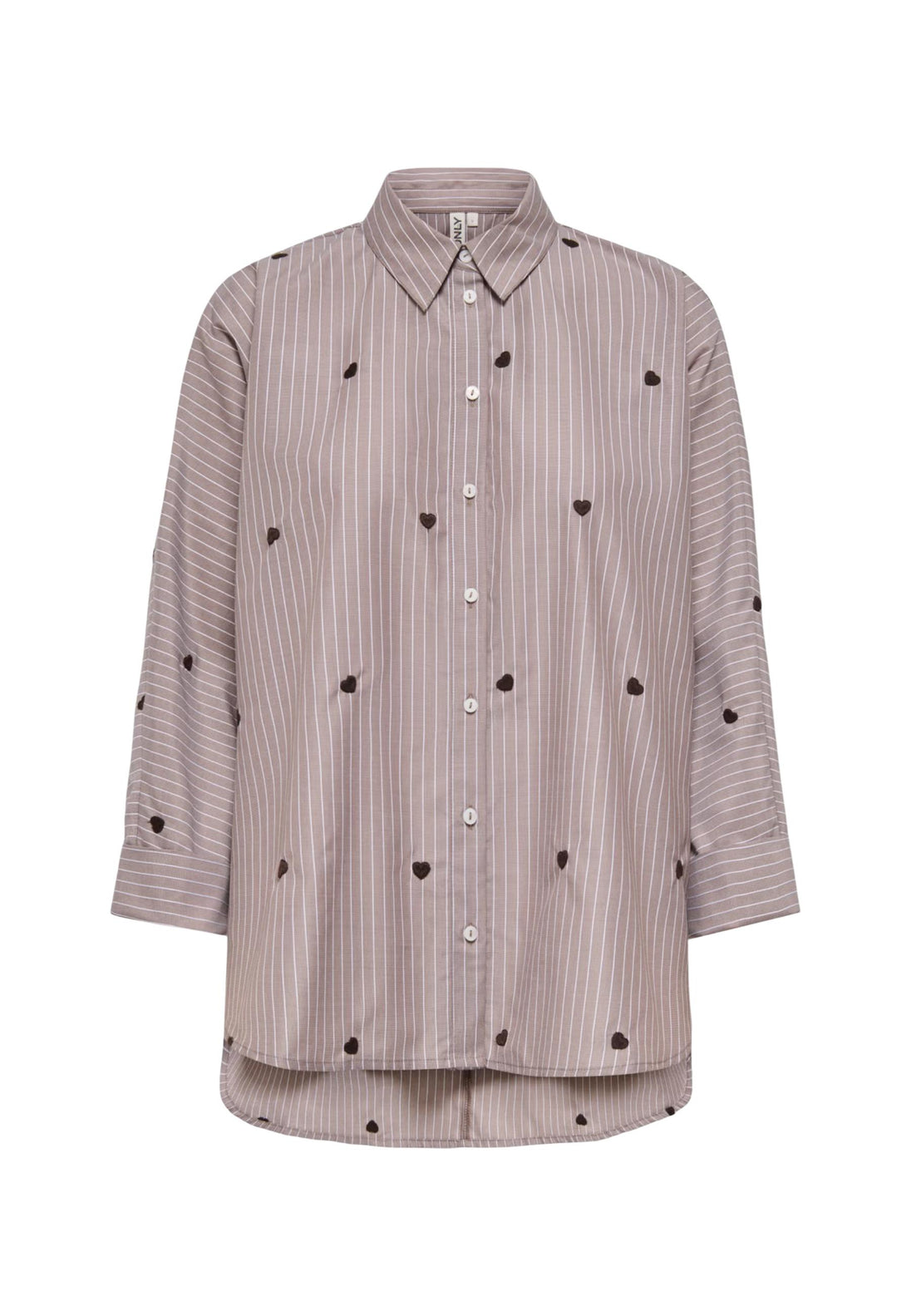 Chemise Only couleur marron — vue 2