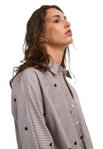 Chemise Only couleur marron — vue 3