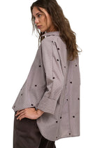 Chemise Only couleur marron — vue 4