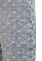 Pantalon Armani Exchange couleur bleu — vue 4