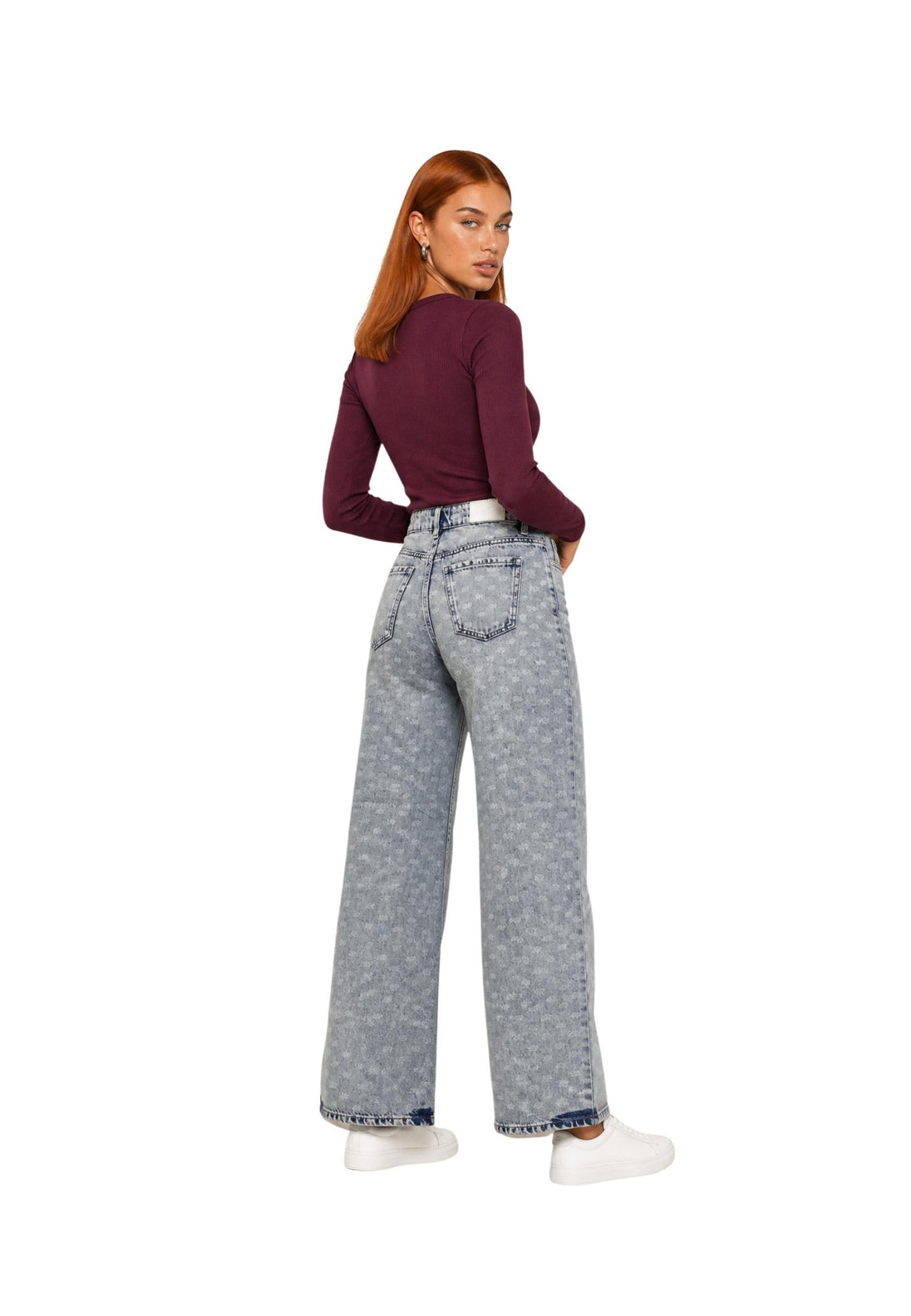 Pantalon Armani Exchange couleur bleu — vue 3