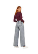 Pantalon Armani Exchange couleur bleu — vue 3
