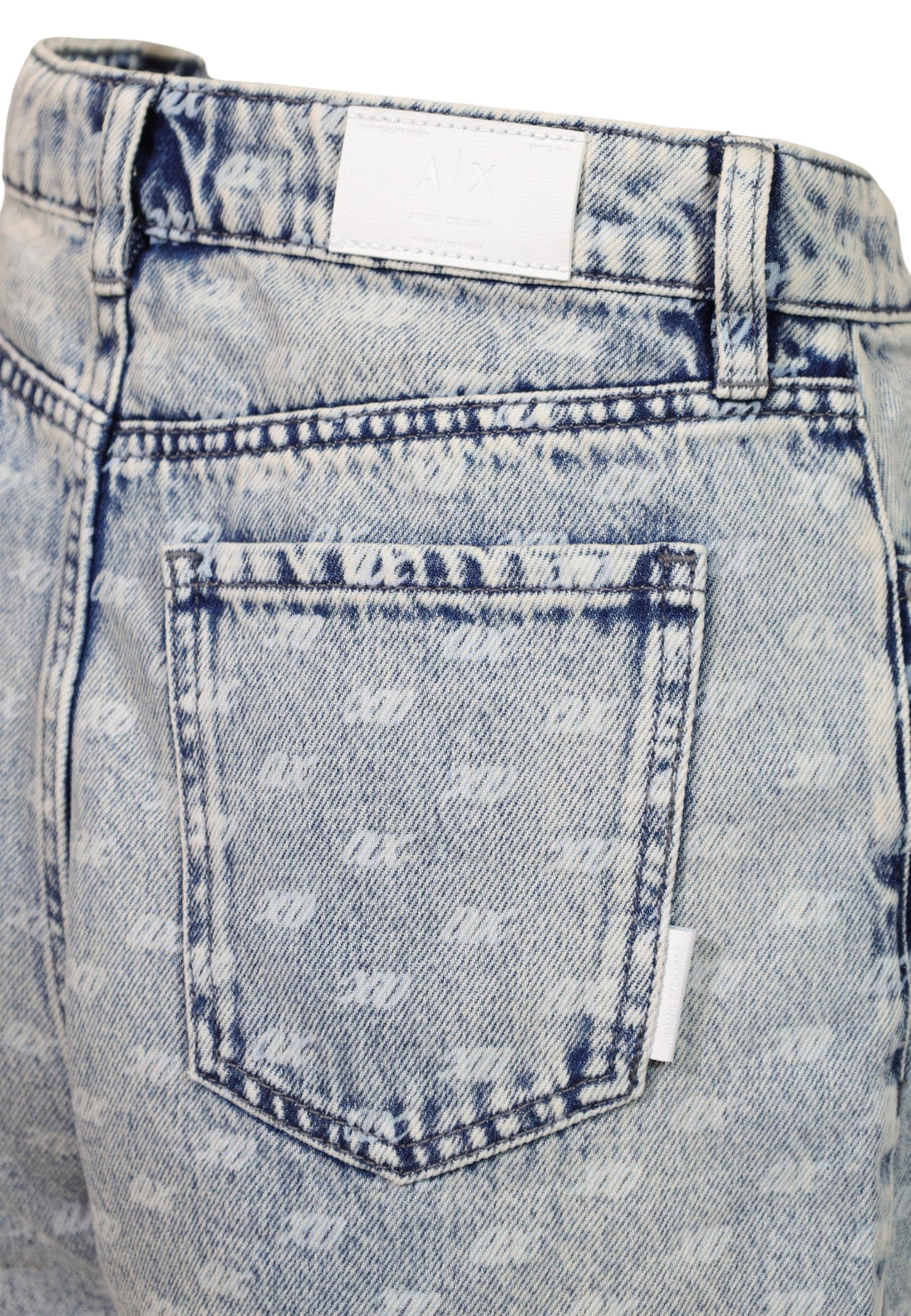Pantalon Armani Exchange couleur bleu — vue 5