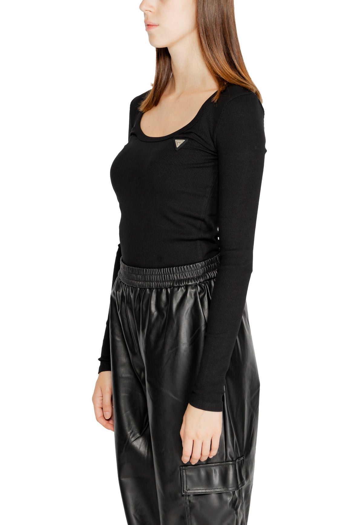 T-shirt Guess Active couleur noir — vue 3