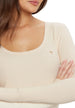 T-shirt Guess couleur blanc — vue 4