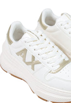 Baskets Armani Exchange couleur blanc — vue 4