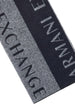 Écharpe Armani Exchange couleur gris — vue 4