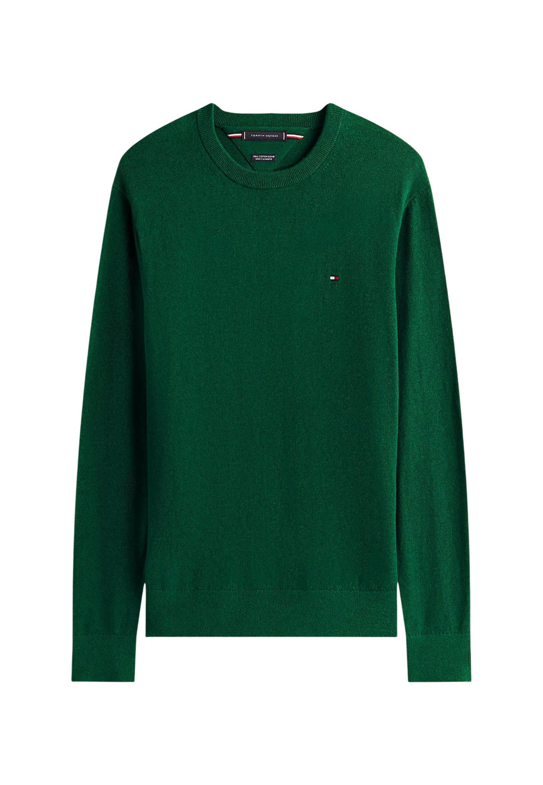 Pull Tommy Hilfiger couleur vert — vue 4
