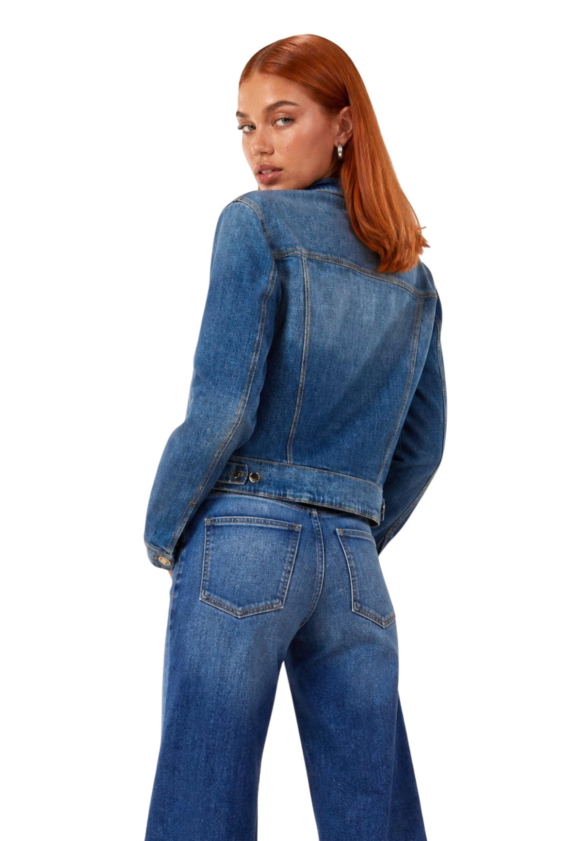 Veste Guess couleur bleu — vue 2