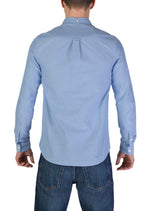 Chemise Lyle & Scott couleur bleu azur — vue 2