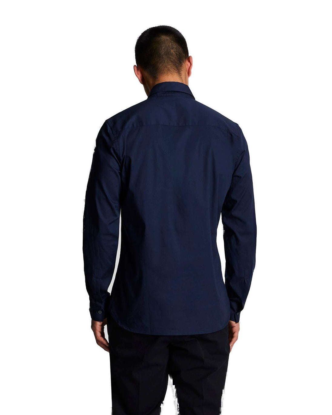 Chemise Lyle & Scott couleur bleu — vue 4