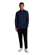 Chemise Lyle & Scott couleur bleu — vue 3
