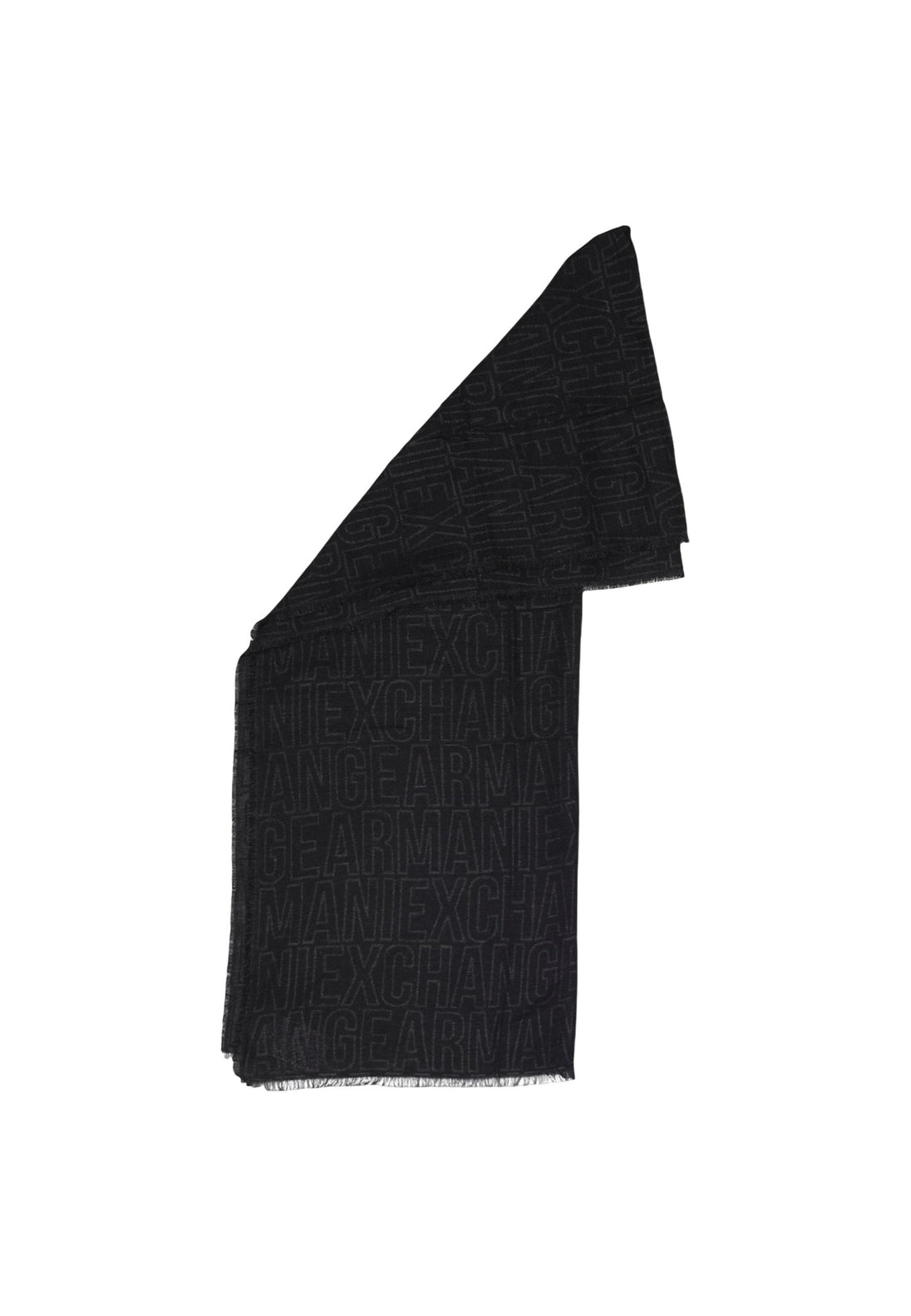 Écharpe Armani Exchange couleur noir — vue 3