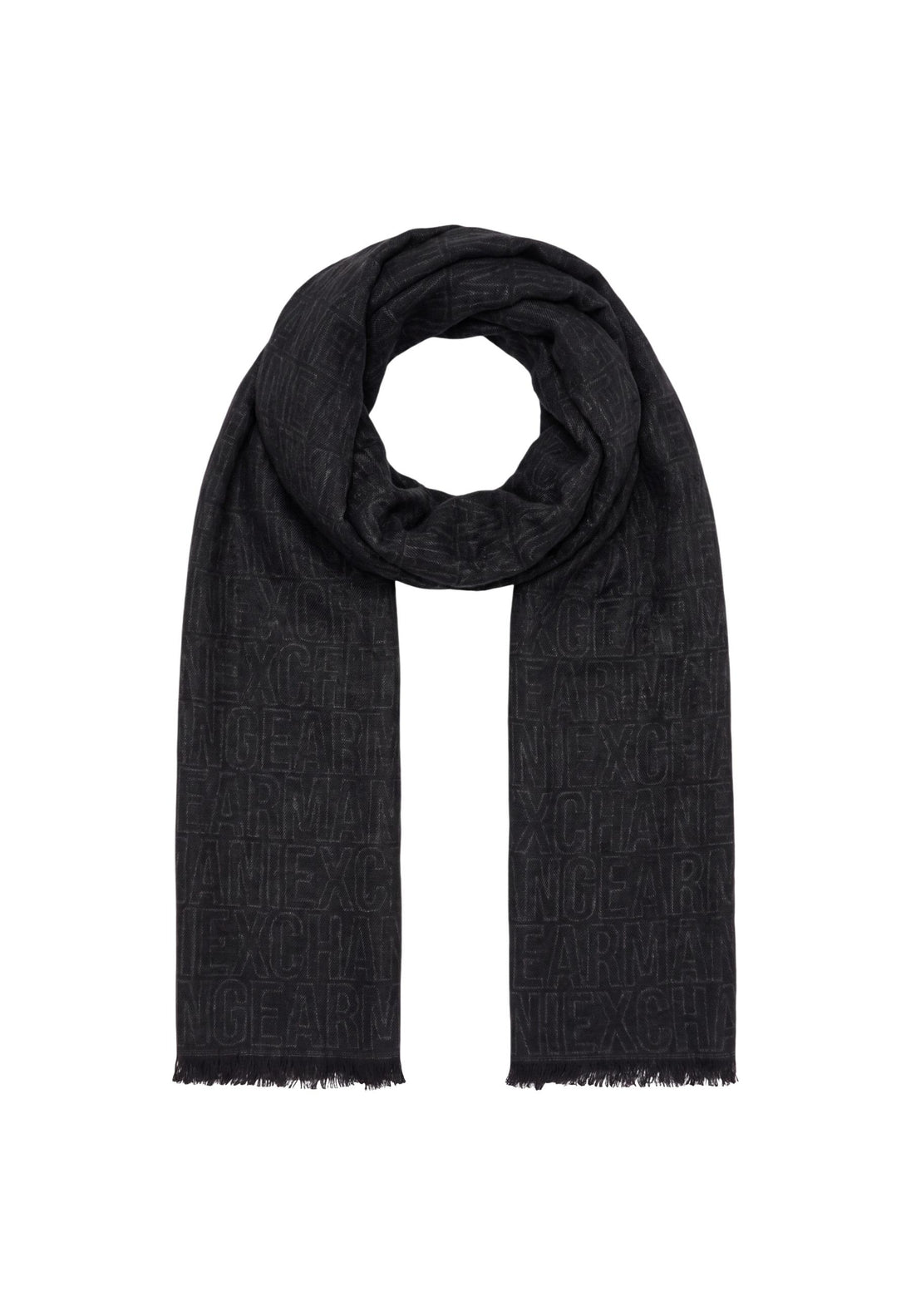 Écharpe Armani Exchange couleur noir