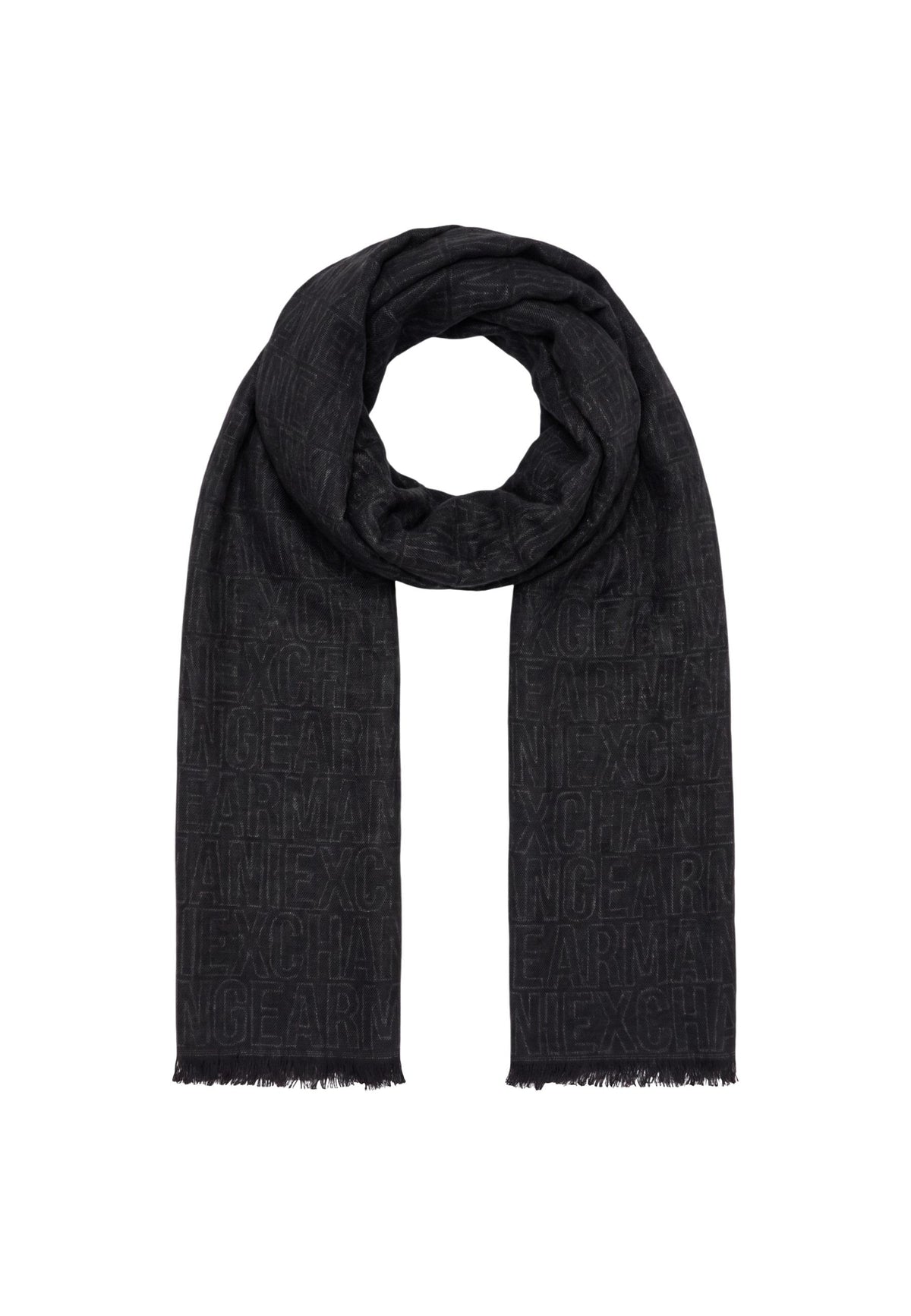 Écharpe Armani Exchange couleur noir