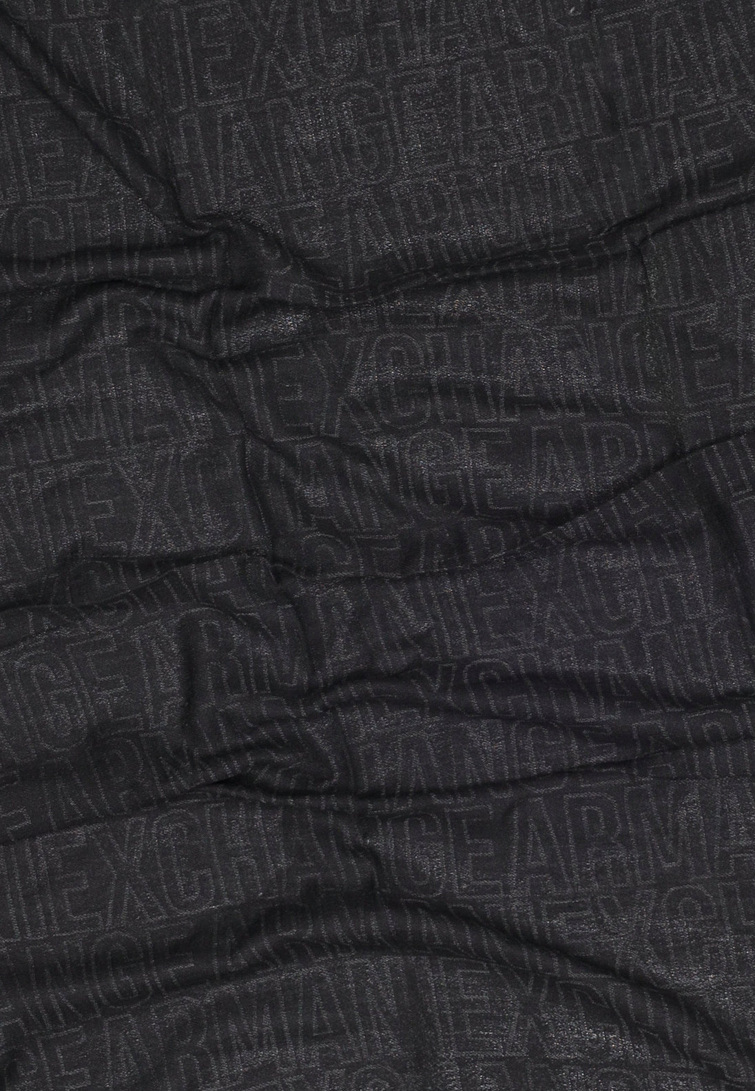 Écharpe Armani Exchange couleur noir — vue 2