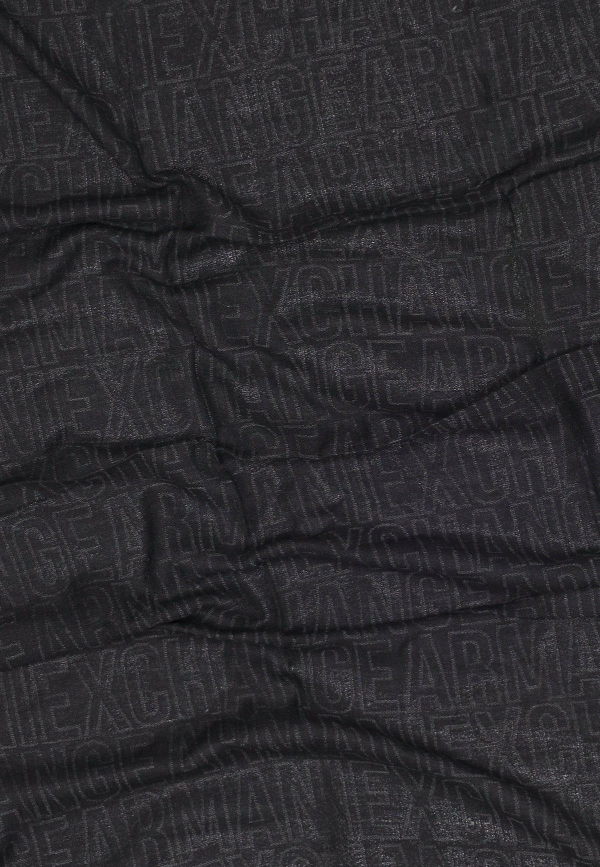 Écharpe Armani Exchange couleur noir — vue 2