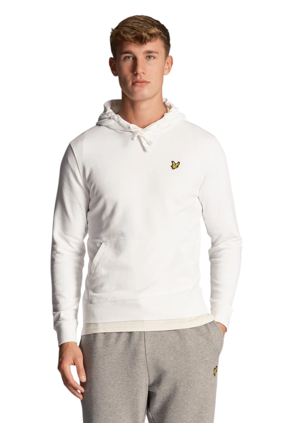 Sweat Lyle & Scott couleur blanc — vue 5