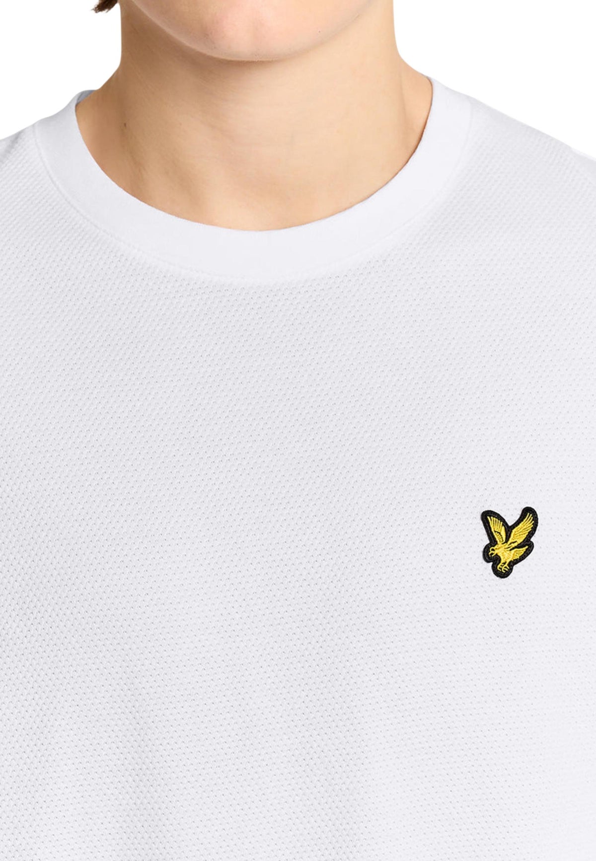 T-shirt Lyle & Scott couleur blanc — vue 5